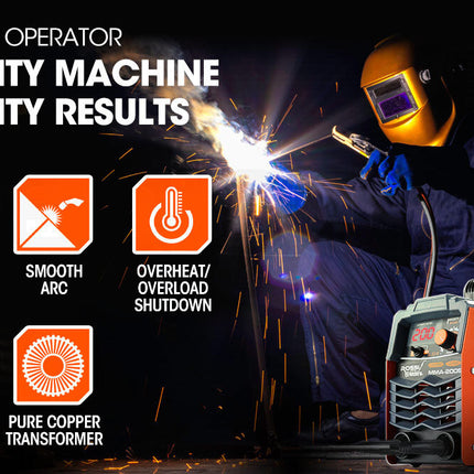 ROSSI Stick Welder 200 Amp Inverter Welding Machine MMA Portable ARC DC 200A Gas