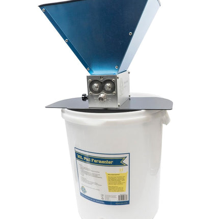 Malt King - Geared Grain Mill 3 Roller - With Steel Mounting Board