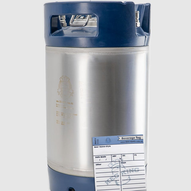 Keg King - Limited Edition True Blue 9.5L Ball Lock Cornelius "corny" keg