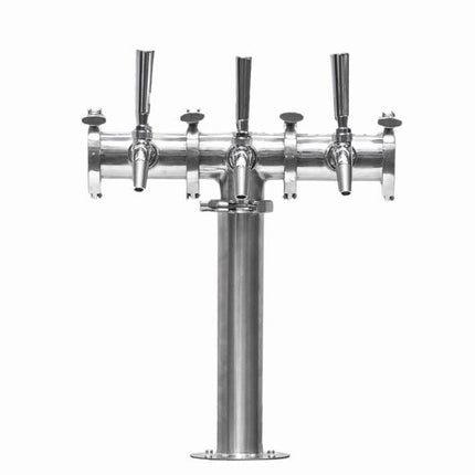 Beer Font Tower - Triple Tap Modular Beer Font with Tap