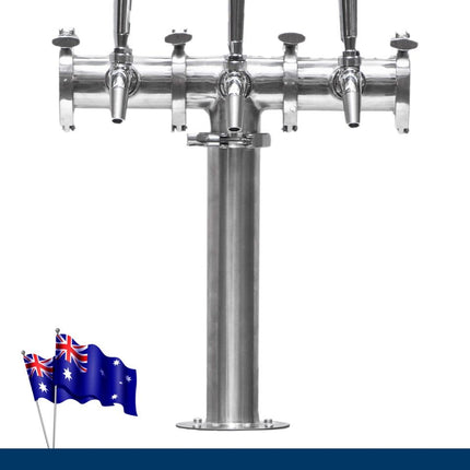 Beer Font Tower - Triple Tap Modular Beer Font with Tap