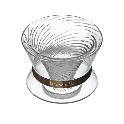 Brewista Tornado Duo Double Wall Glass Coffee Dripper Pour Over Coffee Filter BV4058TDG