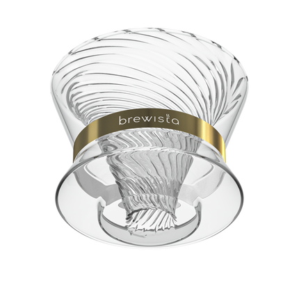Brewista Tornado Duo Double Wall Glass Coffee Dripper Pour Over Coffee Filter BV4058TDG