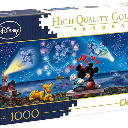 Clementoni Puzzle Disney Mickey and Minnie Panorama Puzzle 1,000 pieces 39449