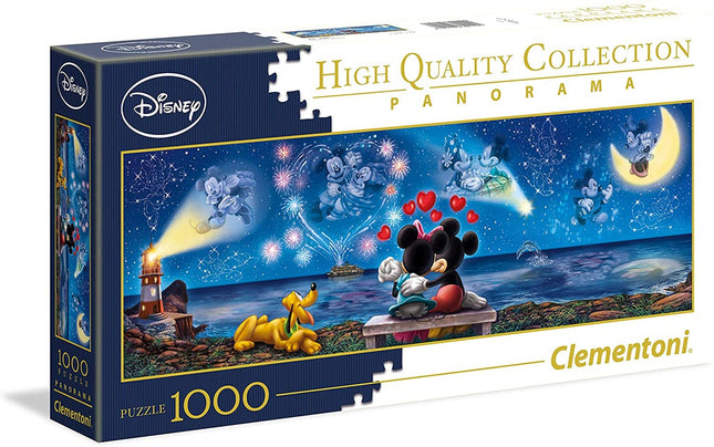 Clementoni Puzzle Disney Mickey and Minnie Panorama Puzzle 1,000 pieces 39449