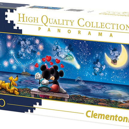 Clementoni Puzzle Disney Mickey and Minnie Panorama Puzzle 1,000 pieces 39449