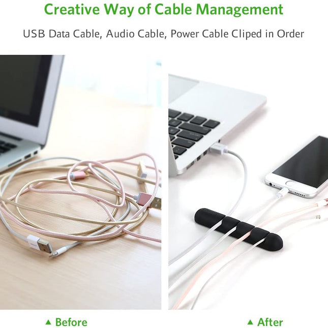 UGREEN 4 Slots Cable Management Desk Organizer (2pcs/pack) - 30762