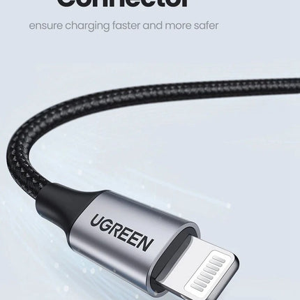 UGREEN USB-A to  Cable 1m (Aluminium case, Black) - 60156