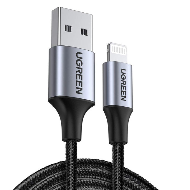 UGREEN USB-A to  Cable 2m (Aluminium case, Black) - 60158