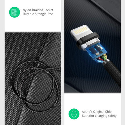 UGREEN USB-A to  Cable 2m (Aluminium case, Black) - 60158
