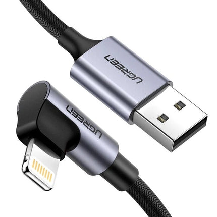 UGREEN 90 Degree Angle USB-A Cable 1m (Black) - 60521