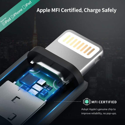 UGREEN USB-A To Micro USB++Type C (3 in 1) Cable (Black, 1m) - 80326