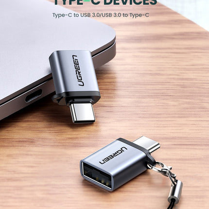UGREEN Type-C to USB-A Adapter (Black) - 20808