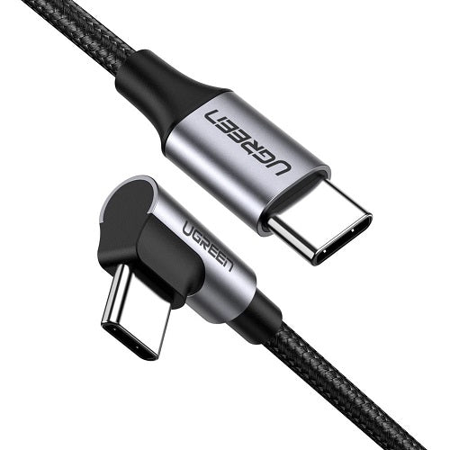 UGREEN USB-C to 90 Degree Angle USB-C M/M 5A Data Cable 2m - 70645