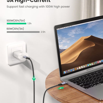 UGREEN USB 3.1 Type-C M/M Gen2 5A Data Cable 1m - 80150