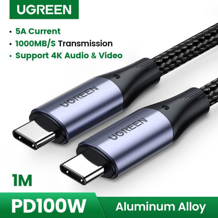 UGREEN USB 3.1 Type-C M/M Gen2 5A Data Cable 1m (Aluminium case) - 50232