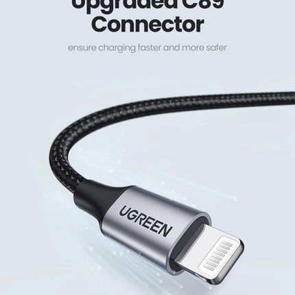 UGREEN USB-A to  Cable 1m (Aluminium case, Silver) - 60161