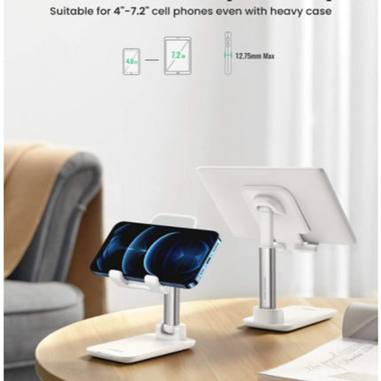 UGREEN Multi-Angle Height Adjustable Phone Desktop Stand (White) - 20434