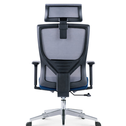 EKKIO Ava - Office Chair (Grey & Blue) EK-OC-102-SQ