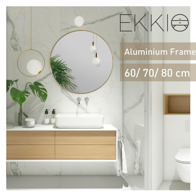 EKKIO Round Mirror No LED (80cm) EK-MR-102-JT (Old RM-102)