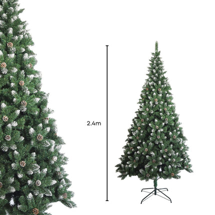 Festiss 2.4m Christmas Tree With White Snow FS-TREE-01