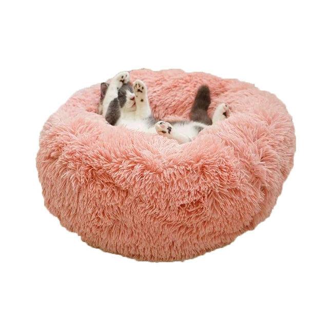 FLOOFI XL 100CM Round Pet Bed (Pink)