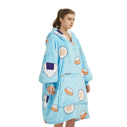 GOMINIMO Hoodie Blanket Adult Sushi GO-HB-119-AYS