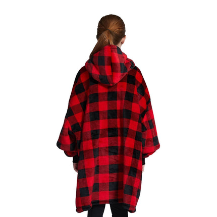 GOMINIMO Hoodie Blanket Kids Small Lattice GO-HB-121-AYS