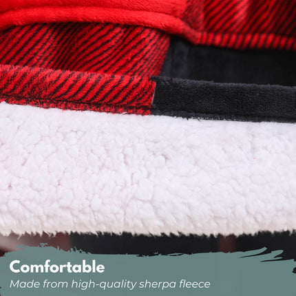 GOMINIMO Hoodie Blanket Kids Large Lattice GO-HB-122-AYS