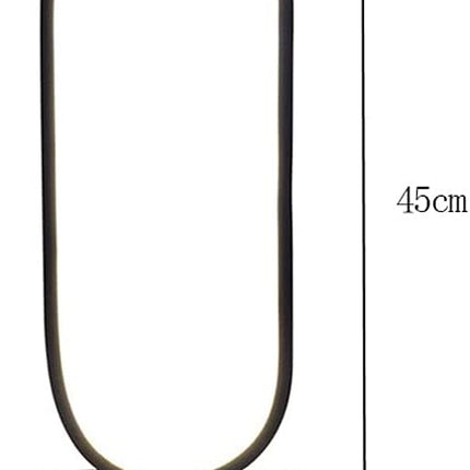 GOMINIMO LED Aluminium Desk Night Lamp Oval Shape (White)