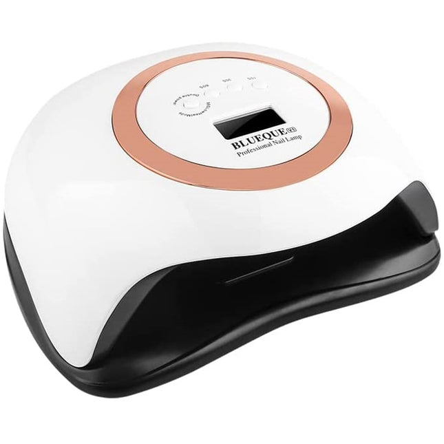 GOMINIMO UV LED Nail Lamp with 4 Timer Setting and 1 Mini Nail Lamp Included (White) GO-NL-100-LC