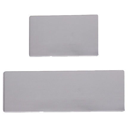 GOMINIMO PVC Kitchen Mat 2pcs Set Grey GO-MT-101-DA