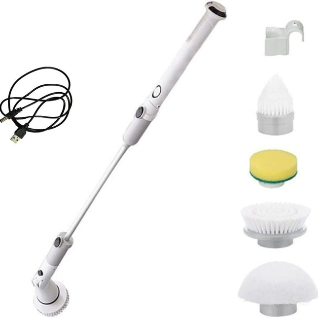 GOMINIMO Electric Spinning Scrubber 4000 mAh 4 Brush Set GO-CB-105-BD