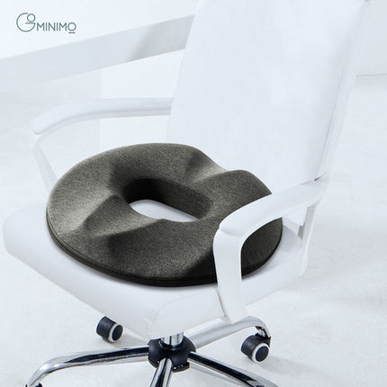 GOMINIMO Memory Foam Seat O Shape Dark Grey