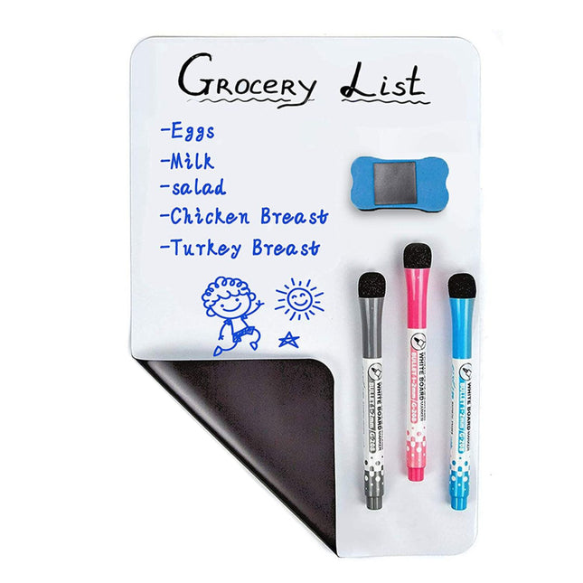 GOMINIMO Dry Erase Board for Fridge Magnetic Whiteboard 43X30cm GO-PW-101-WC