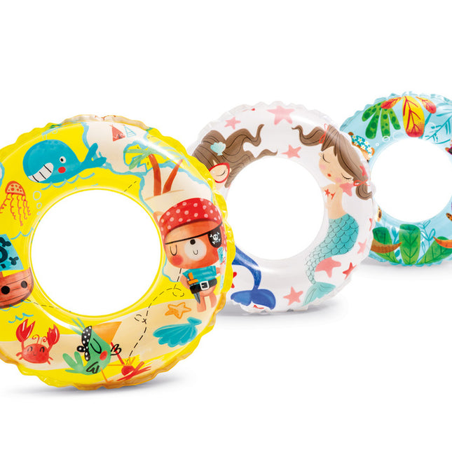 Intex Transparent Rings 36 P 59242EP A59242 (Assorted Color/Design)