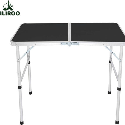 KILIROO Camping Table 90cm Black KR-CT-103-CU