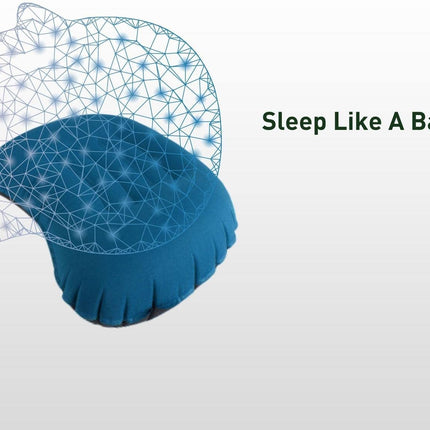 KILIROO Inflatable Camping Travel Pillow - Dark Blue KR-TP-101-SM