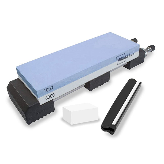 Miraklass Sharpening Stone Set (1000/6000 Grit) MK-WS-101-RL