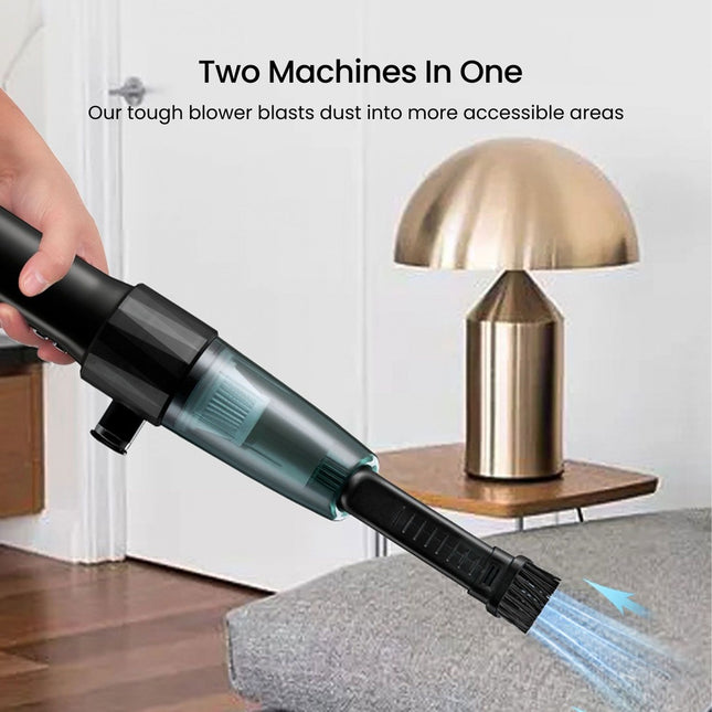 Miraklass 45000rpm 2in1 Cordless Air Duster Vacuum 10000mAh 75W Type-C