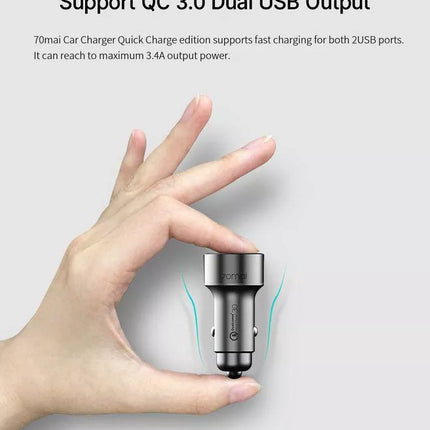 70Mai Dual Usb Car Charger CC02 3028300
