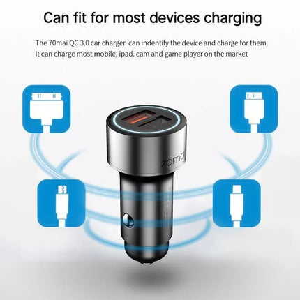 70Mai Dual Usb Car Charger CC02 3028300