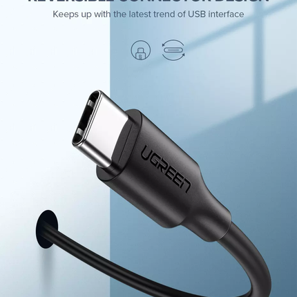 UGREEN USB-C Male to USB-C Male Sync/Data Cable 3A 1.5M 50998