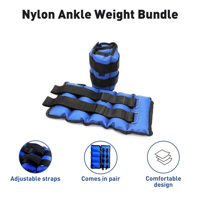 VERPEAK Nylon Ankle Weight 5kg (Bundle) FT-AW-106-OP