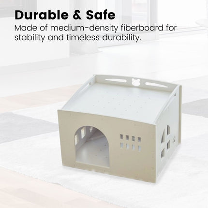 Floofi Box House White (S) - PT-PH-191-GF