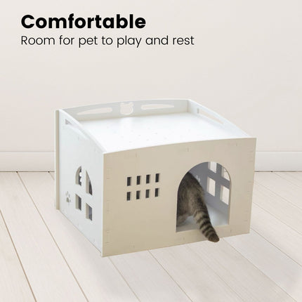 Floofi Box House White (S) - PT-PH-191-GF