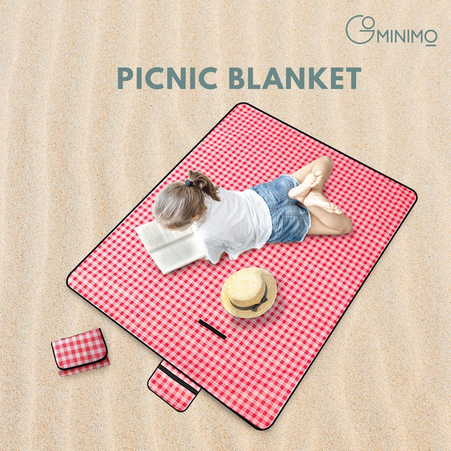 GOMINIMO Picnic Blanket (Red) OA-PB-100-CH / OA-PB-100-XX