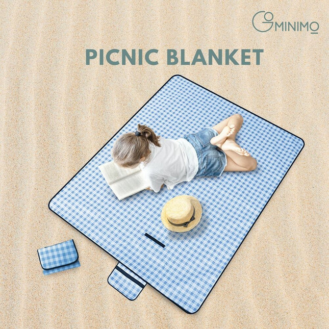 GOMINIMO Picnic Blanket (Blue) OA-PB-101-CH / OA-PB-101-XX