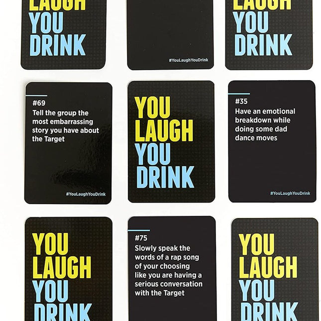 You Laugh, You Drink board game