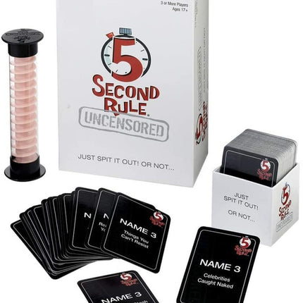 5 Second Rule Uncensored Board Game